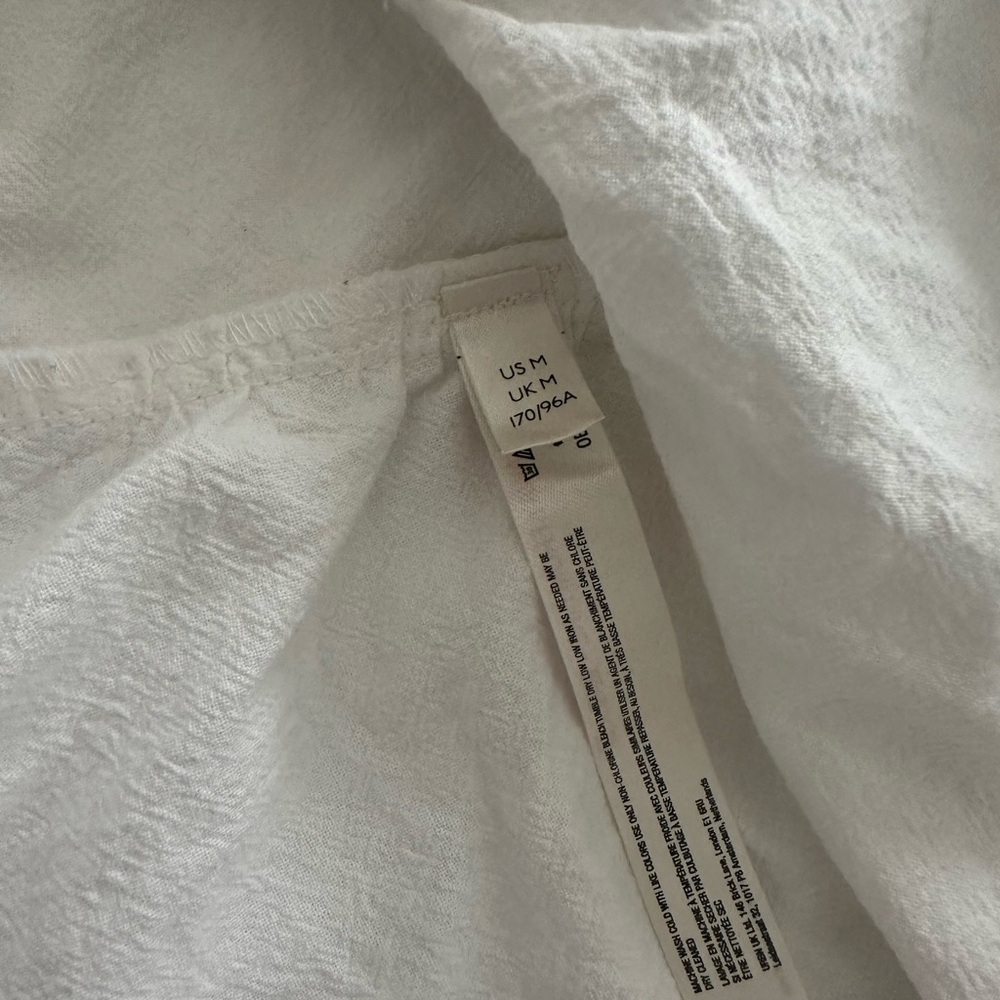 Free People Cream Ruffled Blouse - Picture 4 of 5